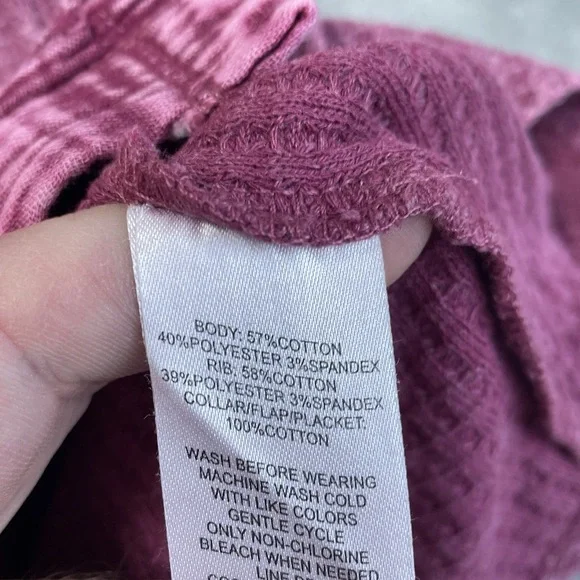 BRIGGS Women's S Blouse Pink Cotton Blend e0401 - Picture 5 of 7